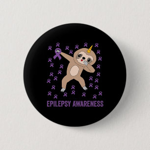 Epilepsie Bewusstsein lila Band - Epilepsie awaren Button