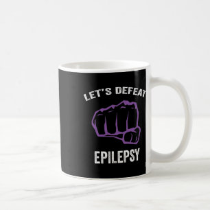 Epilepsie-Bewusstsein Lila Band - Epilepsie-Bewuss Kaffeetasse