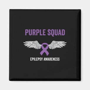 Epilepsie-Bewusstsein Lila Band - Epilepsie-Bewuss Magnet