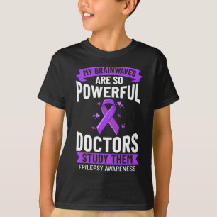 Epilepsie Bewusstsein Lila Ribbon-Bracelet-Krieg T-Shirt