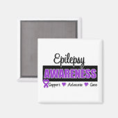 Epilepsie-Bewusstsein Magnet (Vorderseite/Rückseite)