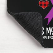 Epilepsie Bewusstsein meiner Tochter ist mein Kamp Mousepad (Ecke)