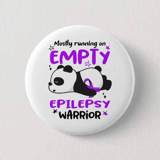 Epilepsie Bewusstsein Monat Band Geschenke Button (Vorderseite)