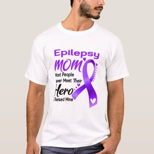 Epilepsie Bewusstsein Monat Band Geschenke T-Shirt (Vorderseite)