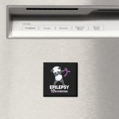 Epilepsie Bewusstsein Monat Dabbing Panda Epilepsy Magnet (In Situ (Geschirrspüler))