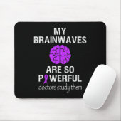 Epilepsie Bewusstsein Monat Gehirnwellen sind so m Mousepad (Mit Mouse)