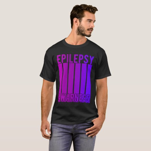 Epilepsie Bewusstsein Monat im November tragen wir T-Shirt (Vorne ganz)