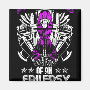 Epilepsie Bewusstsein Monat Proud Vater Lila Ribbo Magnet