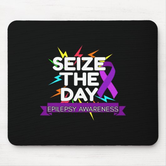 Epilepsie-Bewusstsein Mousepad (Vorne)