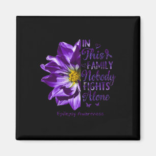 Epilepsie Bewusstsein niemand kämpft allein Anemon Magnet