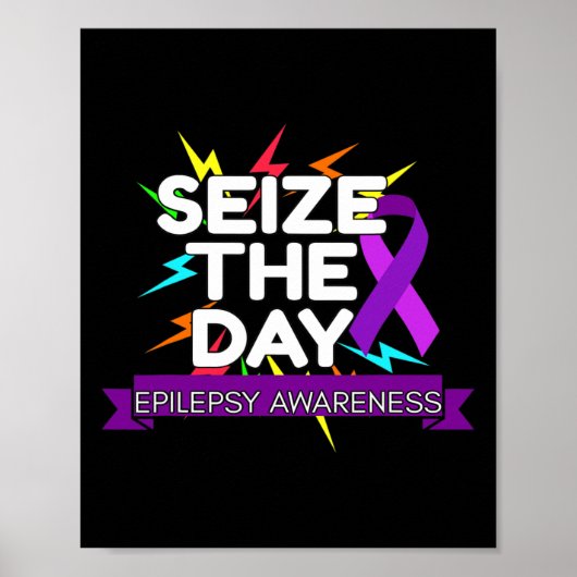 Epilepsie-Bewusstsein Poster (Vorne)