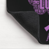 Epilepsie Bewusstsein Ribbon Mousepad (Ecke)