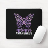 Epilepsie-Bewusstsein Schmetterlingsband 1 Mousepad (Mit Mouse)
