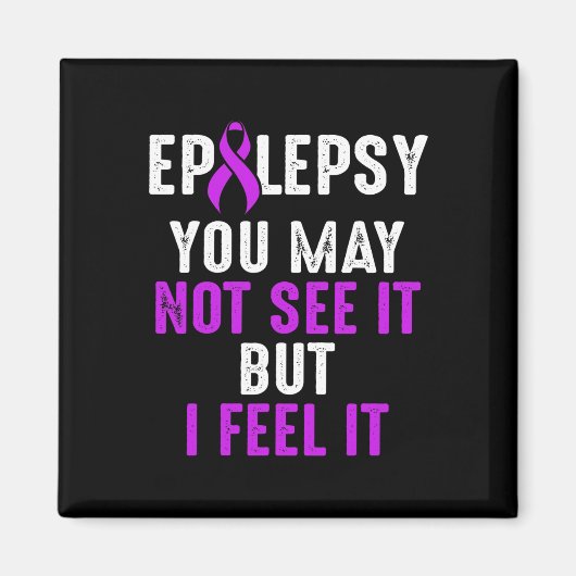 Epilepsie-Bewusstsein Sehen Sie Epileptischer Krie Magnet (Vorne)