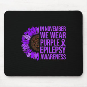 Epilepsie Bewusstsein Sonnenblumen im November Wir Mousepad
