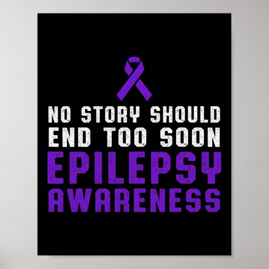 Epilepsie Bewusstsein Spaß Beat Epileptic Warrior Poster (Vorne)