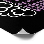 Epilepsie Bewusstsein stolz Mama einer Epilepsie Poster (Ecke)