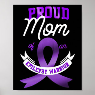 Epilepsie Bewusstsein stolz Mama eines Epilepsie W Poster
