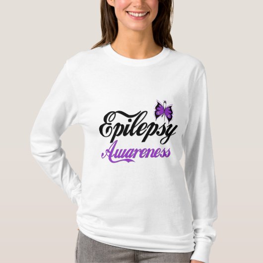 Epilepsie-Bewusstsein T-Shirt (Vorderseite)