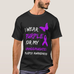 Epilepsie Bewusstsein trage ich Lila für meine Enk T-Shirt