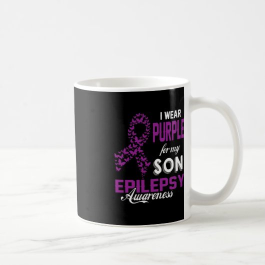 Epilepsie Bewusstsein trage ich Lila für meine Soh Kaffeetasse (Rechts)
