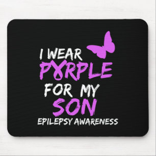Epilepsie Bewusstsein trage ich Lila für meinen So Mousepad