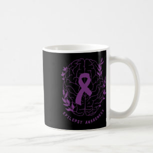 Epilepsie-Bewusstsein Unterstützen Epilepsie Lila  Kaffeetasse