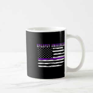 Epilepsie-Bewusstsein USA-Flagge Amerikanische Epi Kaffeetasse
