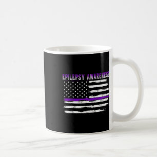 Epilepsie-Bewusstsein USA-Flagge Amerikanische Epi Kaffeetasse