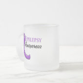 Epilepsie-Bewusstseins-Band Mattglastasse (Vorderseite Links)