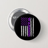 Epilepsie-Bewusstseins-Krieger  Button (Vorne & Hinten)