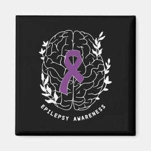 Epilepsie-Bewusstseins-Schleife Lila Epilepsie-Geh Magnet
