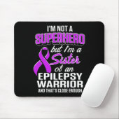 Epilepsie-Bewusstseins-Schwester-Heldin Epileptisc Mousepad (Mit Mouse)