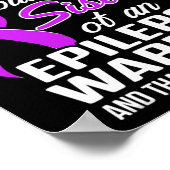 Epilepsie-Bewusstseins-Schwester-Heldin Epileptisc Poster (Ecke)