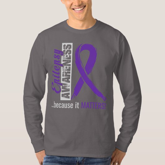 Epilepsie-Bewusstseins-T - Shirt-Geschenk-Idee T-Shirt (Vorderseite)