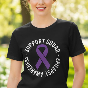 Epilepsie-Bewusstseins-Unterstützungsteam Tri-Blend Shirt