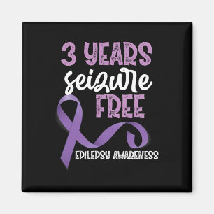 Epilepsie Bewusstseinsband 3 Jahre Seizure-frei Magnet