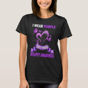 Epilepsie Bewusstseinsbildung Shirts, die ich Lila T-Shirt