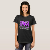 Epilepsie Bewusstseinsmonat Lila Liebe des Frieden T-Shirt (Vorne ganz)
