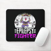 Epilepsie Bewusstseinsmonat Ninja Katzenepilepsie Mousepad (Mit Mouse)