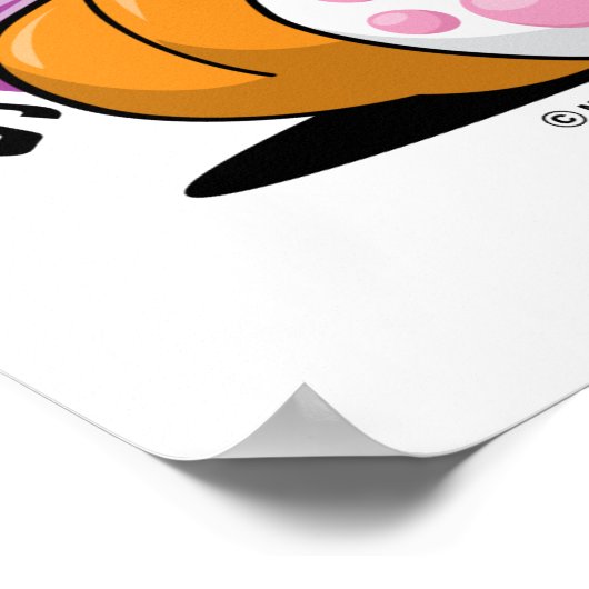 Epilepsie Cat Poster (Ecke)