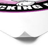 Epilepsie Fighter Cat Poster (Ecke)