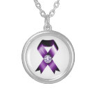 Epilepsie-Halskette der lila Hoffnung