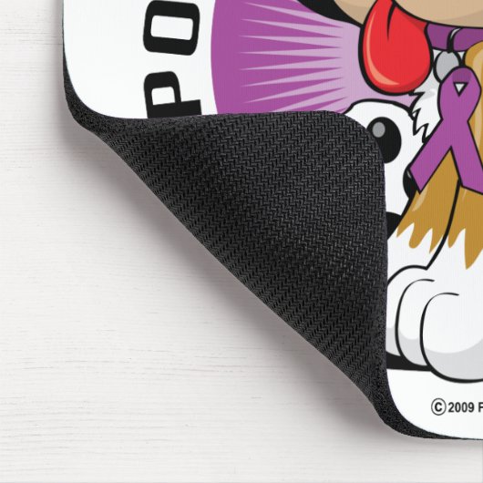 Epilepsie-Hund Mousepad (Ecke)