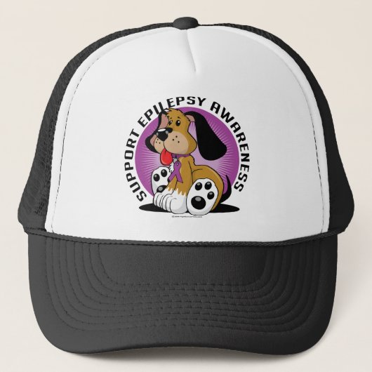 Epilepsie-Hund Truckerkappe (Vorderseite)