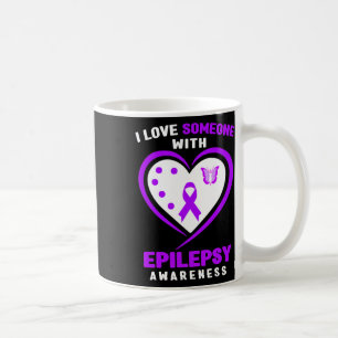 Epilepsie - Ich Liebe jemandem mit Epilepsie-Bewus Kaffeetasse