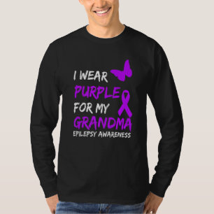 Epilepsie Ich trage Lila für meine Oma-Schleife 1 T-Shirt