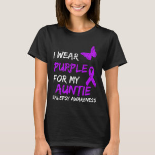 Epilepsie Ich trage Lila für meine Tante Ribbon 1 T-Shirt