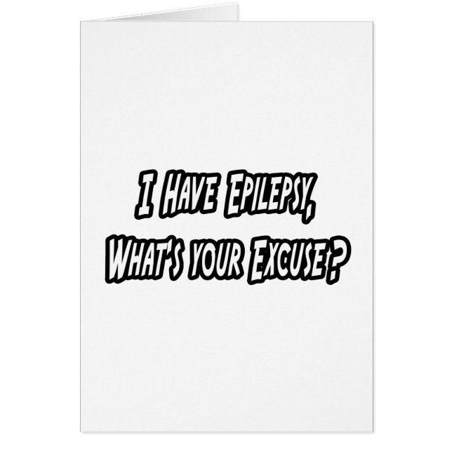 Epilepsie... Ihr Verzeihung? (Vorne)