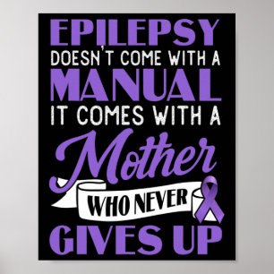 Epilepsie ist nicht mit einer manuellen Epilepsie- Poster